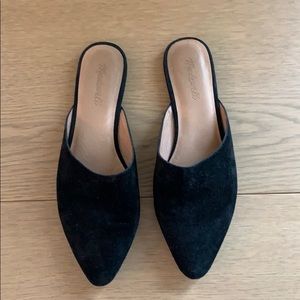 Madewell Remi Mule in black suede
